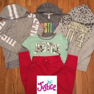Justice Girls Clothing Lot size 10-12